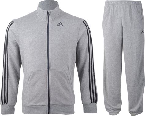 grijs trainingspak adidas|Adidas trainingspak.